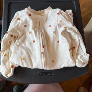 Thanksgiving footie pjs